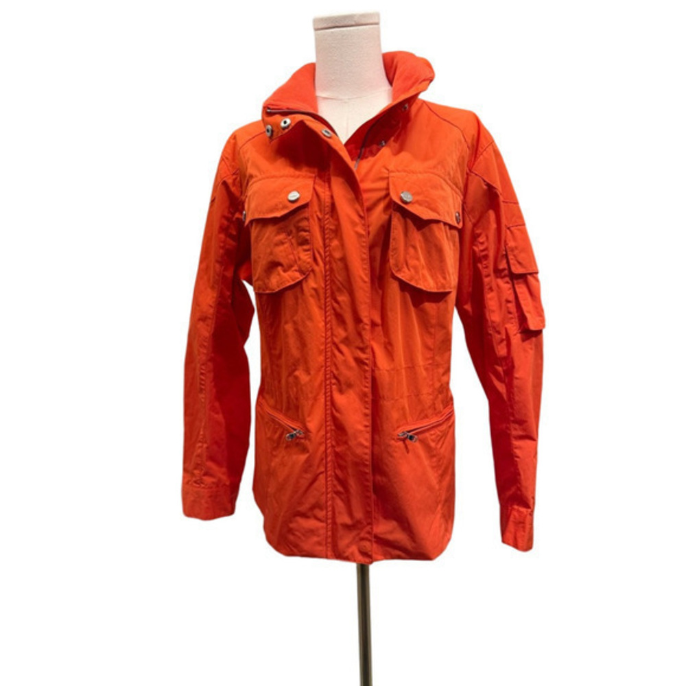 Lauren Ralph Lauren Bright Orange Utility Jacket!